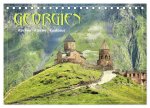 Georgien - Kirchen Klöster Kaukasus (Tischkalender 2026 DIN A5 quer), CALVENDO Monatskalender