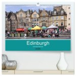 Edinburgh - Lebendige Metropole (hochwertiger Premium Wandkalender 2026 DIN A2 quer), Kunstdruck in Hochglanz