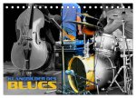 Klangbilder des Blues (Tischkalender 2026 DIN A5 quer), CALVENDO Monatskalender