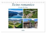 Ticino romantico (Tischkalender 2026 DIN A5 quer), CALVENDO Monatskalender