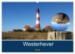 Westerhever (Wandkalender 2026 DIN A2 quer), CALVENDO Monatskalender