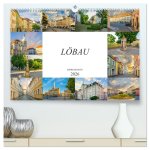 Löbau Impressionen (hochwertiger Premium Wandkalender 2026 DIN A2 quer), Kunstdruck in Hochglanz
