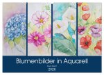 Blumenbilder in Aquarell (Wandkalender 2026 DIN A2 quer), CALVENDO Monatskalender