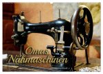 Omas Nähmaschinen (Wandkalender 2026 DIN A2 quer), CALVENDO Monatskalender
