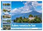 Italiens romantische Seen (Wandkalender 2026 DIN A2 quer), CALVENDO Monatskalender