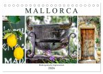 Mallorca - Mallorquinische Impressionen (Tischkalender 2026 DIN A5 quer), CALVENDO Monatskalender
