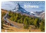 Die schönsten Ansichten der Schweiz (Tischkalender 2026 DIN A5 quer), CALVENDO Monatskalender