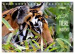 Wilde Tiere Indiens (Tischkalender 2026 DIN A5 quer), CALVENDO Monatskalender