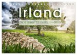 Irland - Zauberhafte Insel in grün (Tischkalender 2026 DIN A5 quer), CALVENDO Monatskalender