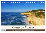 Costa de Ponent - Unterwegs zwischen Barcelona und Tarragona (Tischkalender 2026 DIN A5 quer), CALVENDO Monatskalender