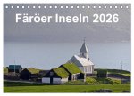 Färöer Inseln 2026 (Tischkalender 2026 DIN A5 quer), CALVENDO Monatskalender