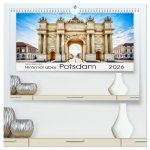 Himmel über Potsdam (hochwertiger Premium Wandkalender 2026 DIN A2 quer), Kunstdruck in Hochglanz