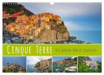 Cinque Terre - die bunten Dörfer Liguriens (Wandkalender 2026 DIN A3 quer), CALVENDO Monatskalender
