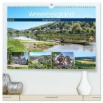 Weserbergland - sagenhaft schön (hochwertiger Premium Wandkalender 2026 DIN A2 quer), Kunstdruck in Hochglanz