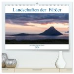 Landschaften Der Färöer (hochwertiger Premium Wandkalender 2026 DIN A2 quer), Kunstdruck in Hochglanz