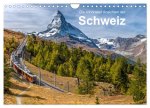 Die schönsten Ansichten der Schweiz (Wandkalender 2026 DIN A4 quer), CALVENDO Monatskalender