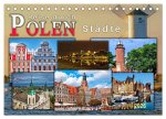 Reise durch Polen - Städte (Tischkalender 2026 DIN A5 quer), CALVENDO Monatskalender