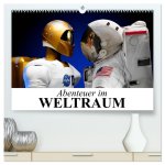 Abenteuer im Weltraum (hochwertiger Premium Wandkalender 2026 DIN A2 quer), Kunstdruck in Hochglanz