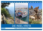 Die Insel Kreta - Städte, Schluchten und Meer (Tischkalender 2026 DIN A5 quer), CALVENDO Monatskalender