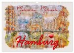 Hamburg - malerische Metropole (Wandkalender 2026 DIN A3 quer), CALVENDO Monatskalender