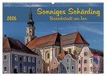 Sonniges Schärding, Barockstadt am Inn (Wandkalender 2026 DIN A2 quer), CALVENDO Monatskalender