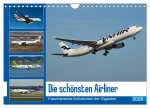 Die schönsten Airliner (Wandkalender 2026 DIN A4 quer), CALVENDO Monatskalender