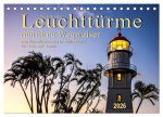 Leuchttürme - maritime Wegweiser (Tischkalender 2026 DIN A5 quer), CALVENDO Monatskalender