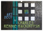 ArtDeco by Charles Rennie Mackintosh (Wandkalender 2026 DIN A3 quer), CALVENDO Monatskalender
