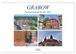 Grabow - Fachwerkstadt an der Elde (Wandkalender 2026 DIN A3 quer), CALVENDO Monatskalender