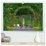 Rosengarten auf dem Beutig (hochwertiger Premium Wandkalender 2026 DIN A2 quer), Kunstdruck in Hochglanz