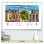 Sizilien - Von Palermo nach Syrakus (hochwertiger Premium Wandkalender 2026 DIN A2 quer), Kunstdruck in Hochglanz