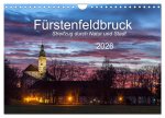 Fürstenfeldbruck - Streifzug durch Natur und Stadt (Wandkalender 2026 DIN A4 quer), CALVENDO Monatskalender