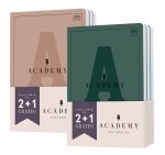 Zesztyt w kratkę. Zestaw 3 sztuk. 60k Academy Sand Stone
