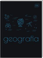 Brulion w kratkę A5. 80k 70g. Geografia