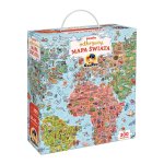 CzuCzu. Puzzle odkrywcy. Mapa Świata 7+