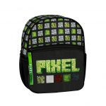 Plecak mini. Pixel zielony 12