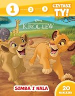 Simba i Nala. Disney Król Lew. 1, 2, 3, czytasz ty! Poziom 1