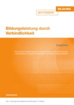 Bildungsleistung durch Verbindlichkeit