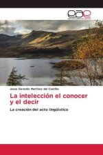 La intelección el conocer y el decir