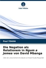 Die Negation als Relationem in Ngum a Jemea von David Mbanga