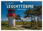 Die schönsten Leuchttürme - Deutsche Ostsee (Wandkalender 2026 DIN A4 quer), CALVENDO Monatskalender