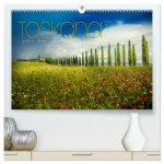 Toskana - spür den Sommer (hochwertiger Premium Wandkalender 2026 DIN A2 quer), Kunstdruck in Hochglanz