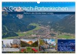 Garmisch-Partenkirchen - Zentrum des Werdenfelser Landes (Wandkalender 2026 DIN A3 quer), CALVENDO Monatskalender