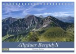 Allgäuer Bergidyll (Tischkalender 2026 DIN A5 quer), CALVENDO Monatskalender