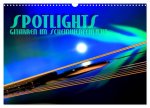 SPOTLIGHTS - Gitarren im Scheinwerferlicht (Wandkalender 2026 DIN A3 quer), CALVENDO Monatskalender