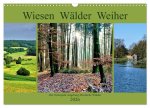 Wiesen Wälder Weiher. Der Naturpark Augsburg-Westliche Wälder (Wandkalender 2026 DIN A3 quer), CALVENDO Monatskalender