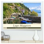 Lago Maggiore - Bezaubernde Orte am Westufer (hochwertiger Premium Wandkalender 2026 DIN A2 quer), Kunstdruck in Hochglanz