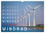 Windrad - Fluch und Segen (Wandkalender 2026 DIN A3 quer), CALVENDO Monatskalender