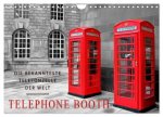 Die bekannteste Telefonzelle der Welt - Telephone Booth (Wandkalender 2026 DIN A4 quer), CALVENDO Monatskalender
