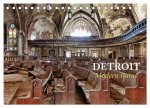 Detroit - Modern Ruins (Tischkalender 2026 DIN A5 quer), CALVENDO Monatskalender